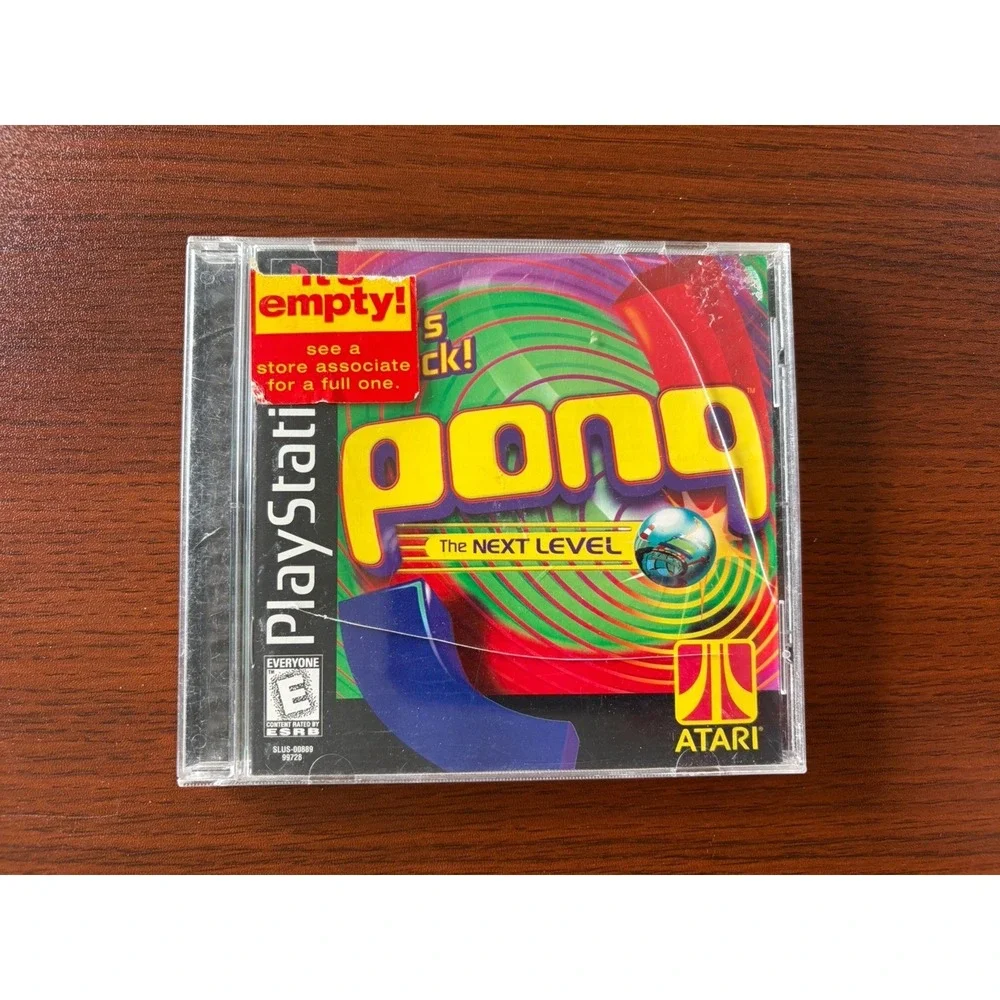 Pong: The Next Level (Sony PlayStation 1 / PS1, 1999), Complete Video Game